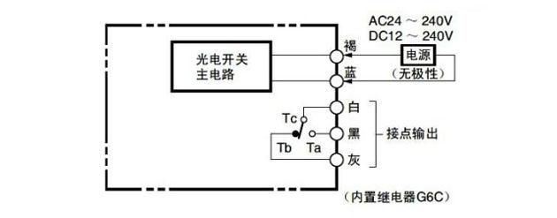 風(fēng)淋室光電開(kāi)關(guān)接線圖